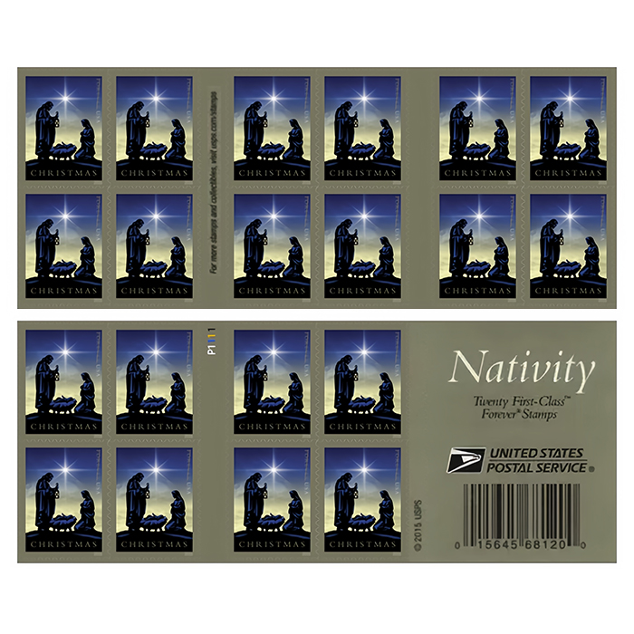Nativity Forever stamp 2016