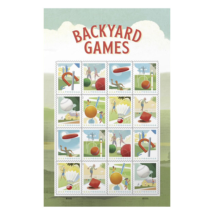 Backyard Games Forever Stamp 2021