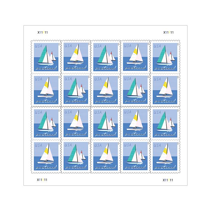 Sailboats Postcard   2023