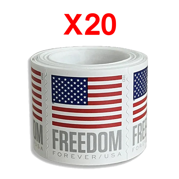 2023 U.S. Flag , 20 Rolls (2000 Pcs)